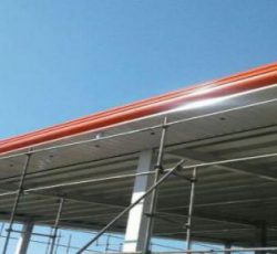 اجرای سقف شیبدار-پوشش سقف شیبدار-پوشش سوله-خرپا