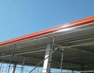 اجرای سقف شیبدار-پوشش سقف شیبدار-پوشش سوله-خرپا