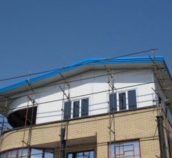 پوشش سقف شیبدار-اردواز نمای ساختمان-ساخت ونصب خرپا